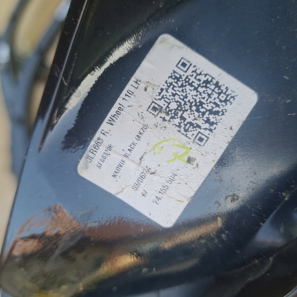 фото №16, Молдинг крыла дверь land rover defender ii правая левая задняя перед