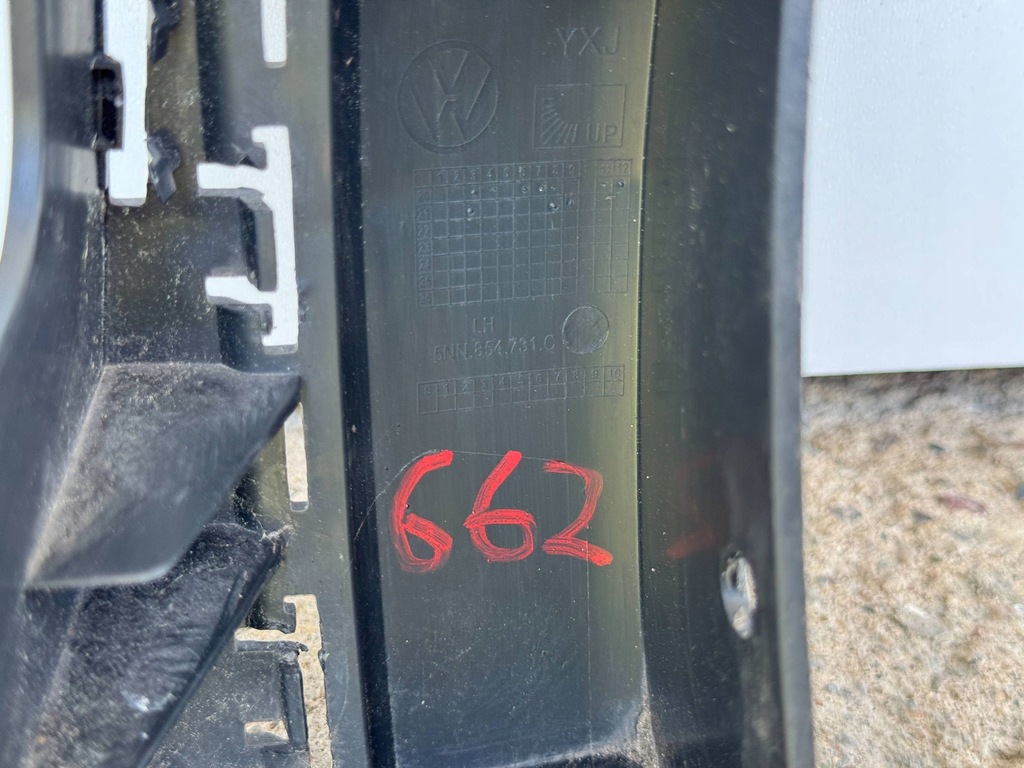 фото №13, Volkswagen vw tiguan ii allspace rline молдинг крыла левая перед 5nn854731