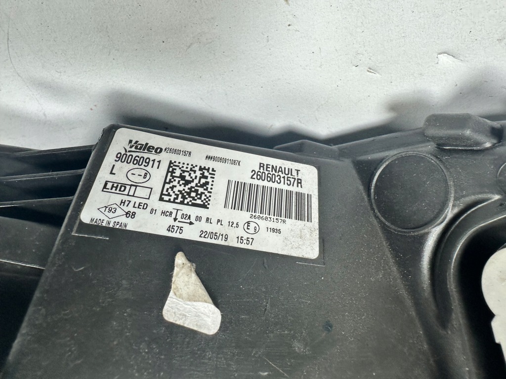 Megane iv renault фара правий ліва лінза led 260603157r 260102555r Ціна