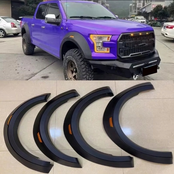 фото №1, Ford f-150 2015-2017 расширители накладки крыльев + отражатели raptor стиль