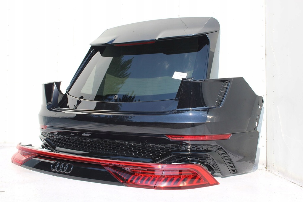 фото №8, Audi rsq8 lc9x задняя бампер + крышка багажника багажника лампы + лампа 2t orcasschwarz