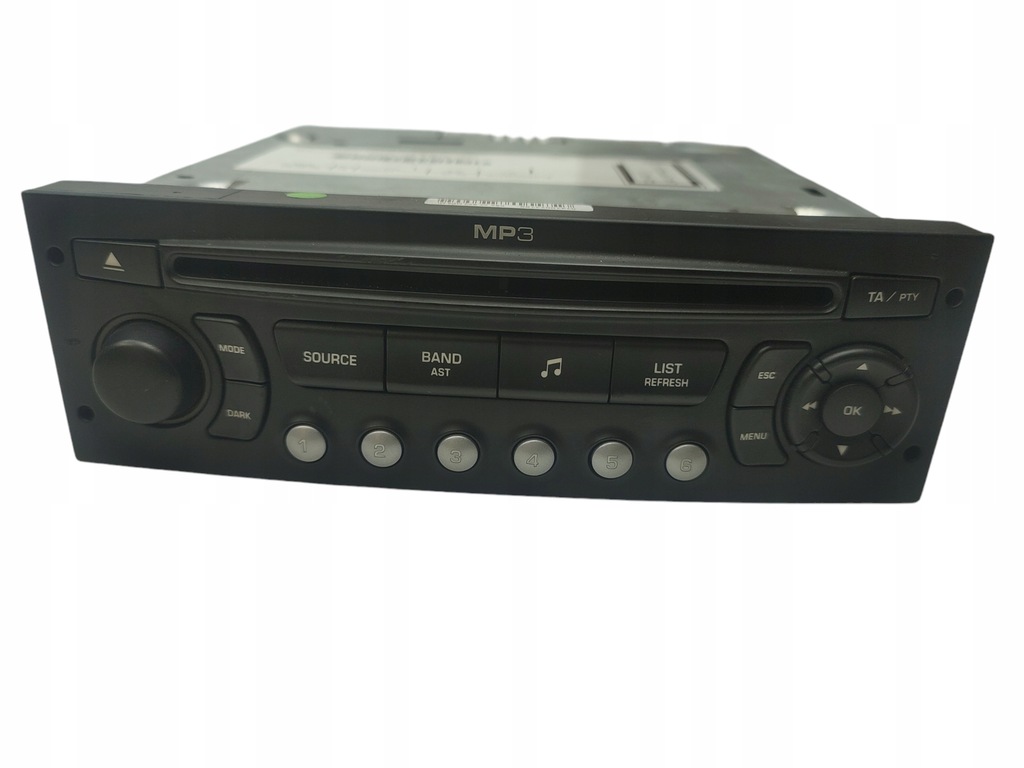 фото №1, Радио cd mp3 citroen c5 iii 9663080277