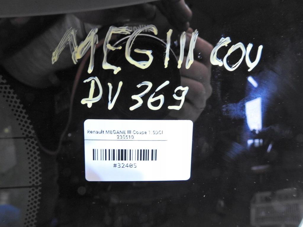 фото №2, Крышка багажника задняя стекло dv369 renault megane iii coupe