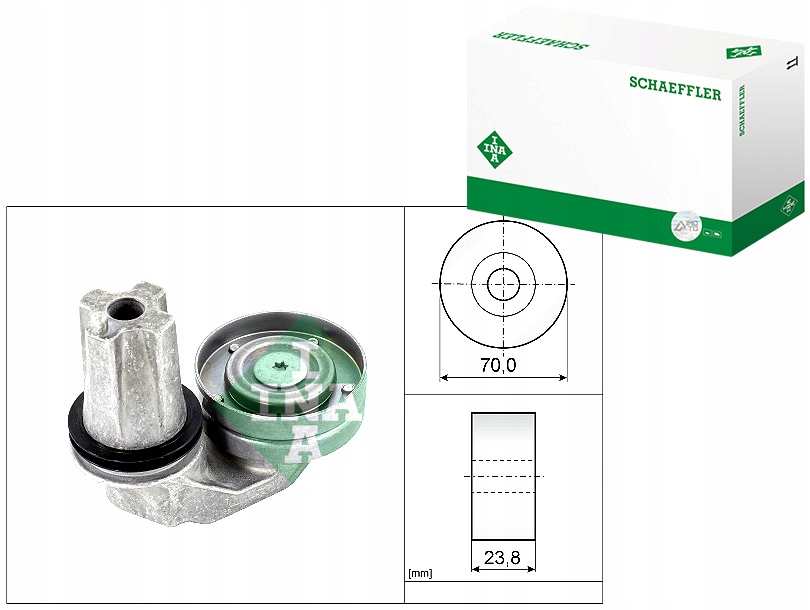фото №1, Ina 534 0635 10 натяжитель ремень клиновой многоручейковый