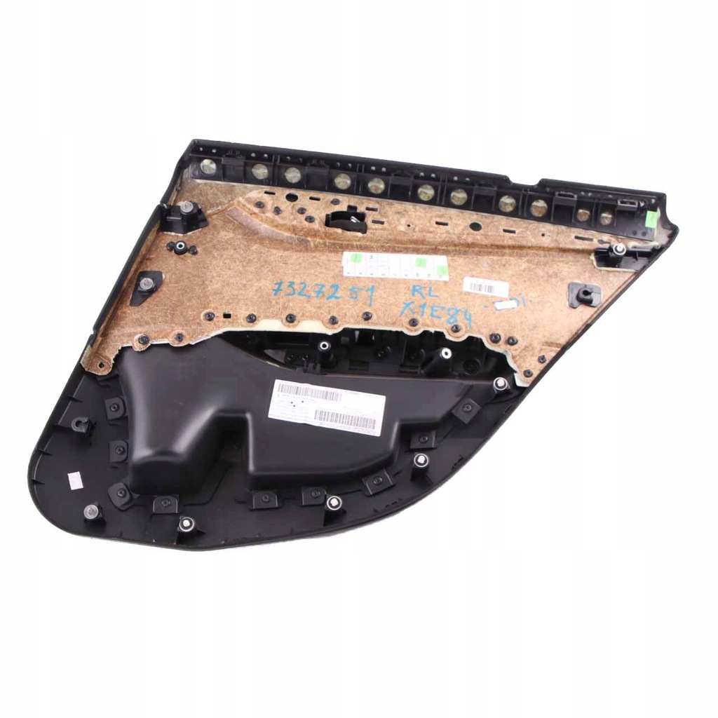 фото №11, Bmw x1 e84 обшивка двері лівий задня czarna шкіра