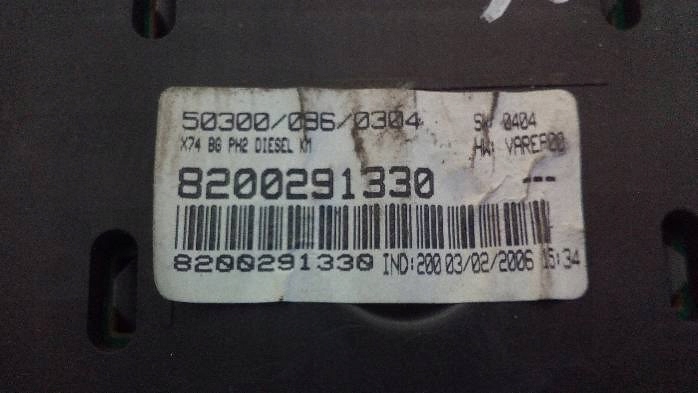 фото №6, Лічильник renault laguna ii 1,9 dci 8200291330