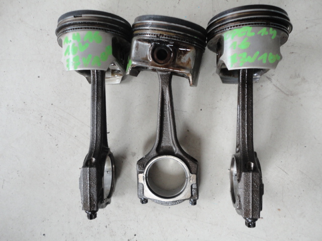 фото №1, Поршень 77v100 шатун opel astra vectra 1.4 1.6v