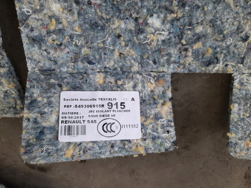 фото №7, Scenic iv 1.2 tce шумоізоляція підлога покриття