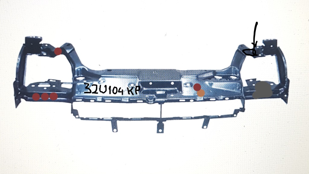 фото №1, Pas передній ford transit connect 06.2009-09.2013