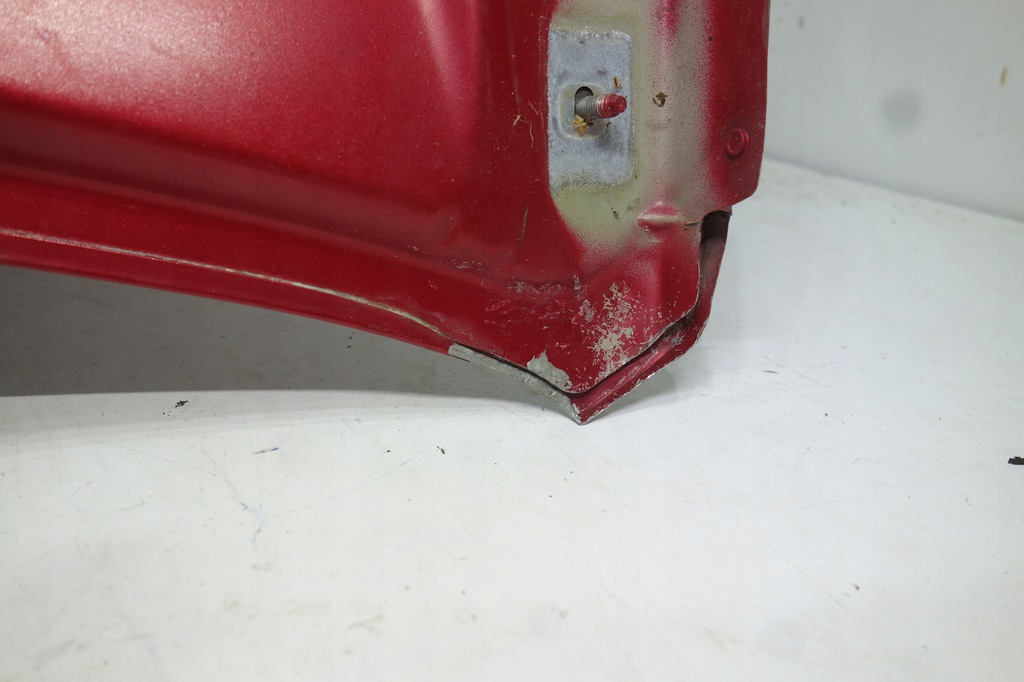 фото №9, Капот peugeot 208 12-15 przed liftem czerwona