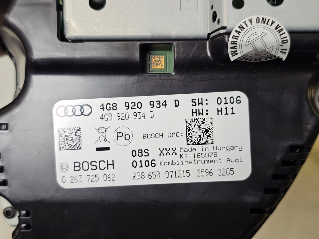 фото №6, Счетчик приборная панель приборы audi a6 c7 4g8920934d 4g0 4g
