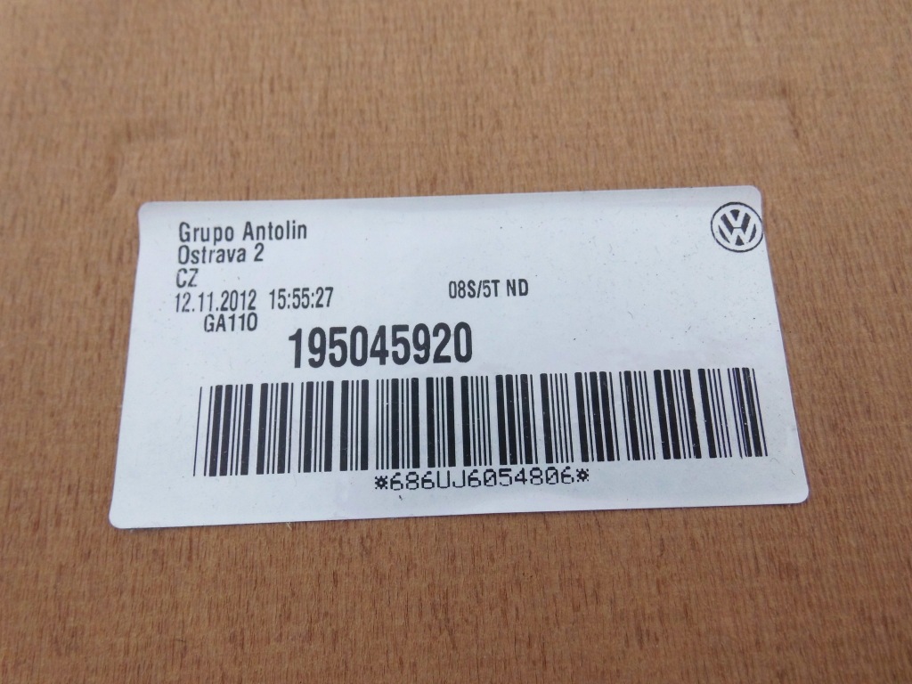 фото №12, Потолок 1s4867501at vw up mii citigo 5 дверь оригинал