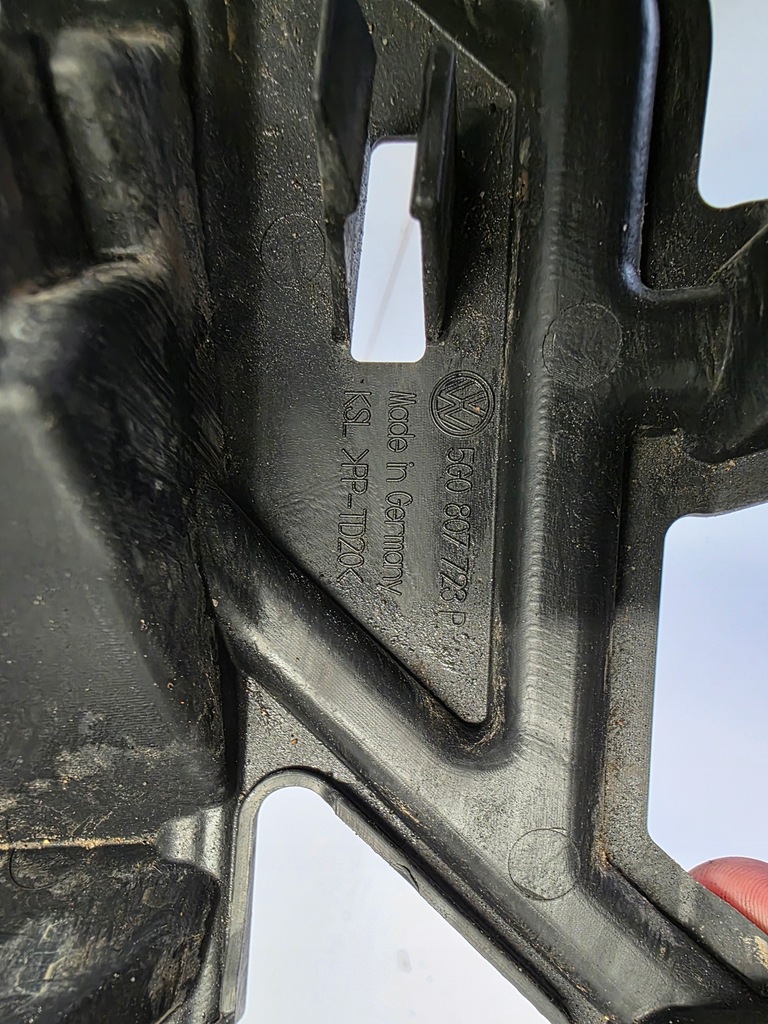 фото №8, Направляющая бампера левый перед vw golf vii 7 gti gtd 5g0807723p