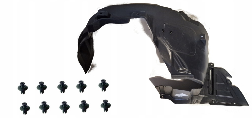 фото №1, Подкрылок перед левая + клипсы mitsubishi colt 04-12