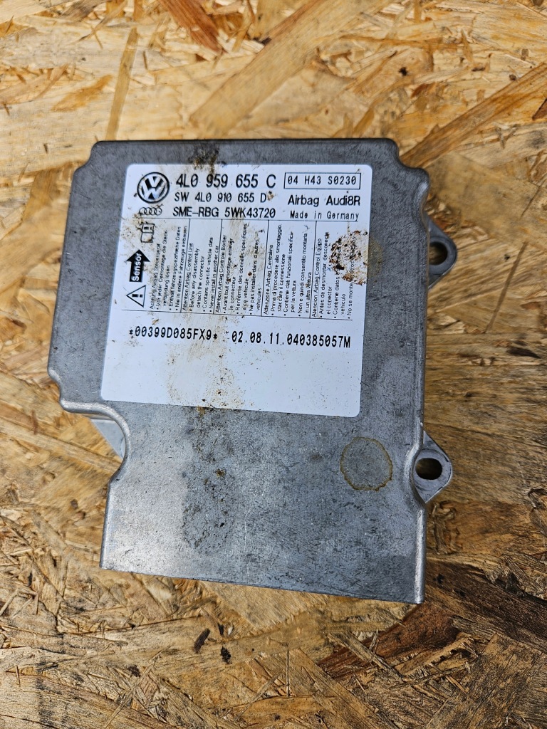 фото №1, Audi q7 4l модуль датчик подушка безопасности подушек 4l0959655c