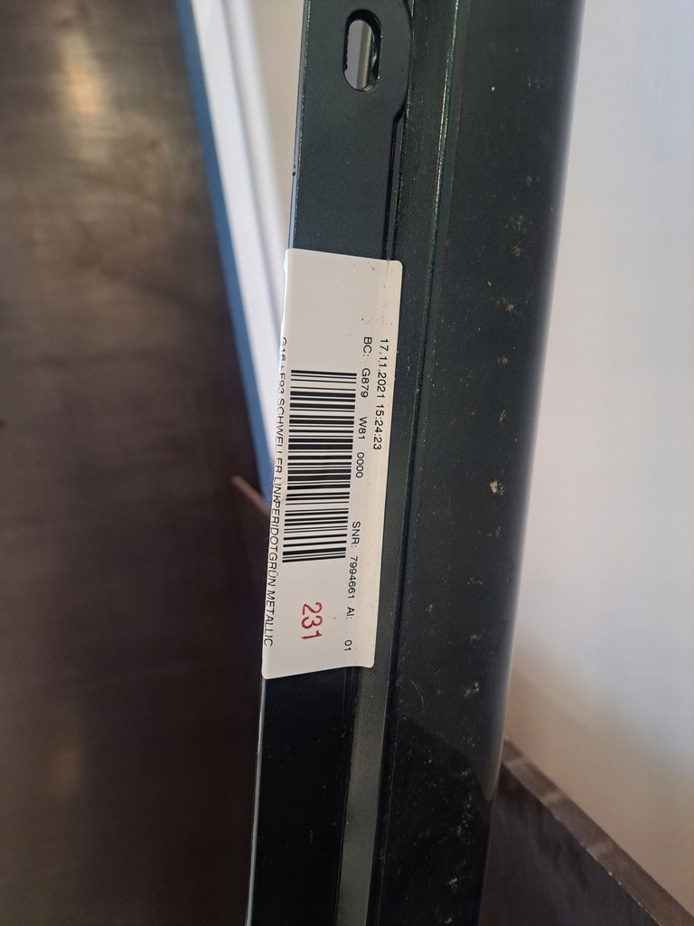 фото №7, Bmw 8 m850ix g16 2021 r молдинг порог левая peridotgrun металлик w81