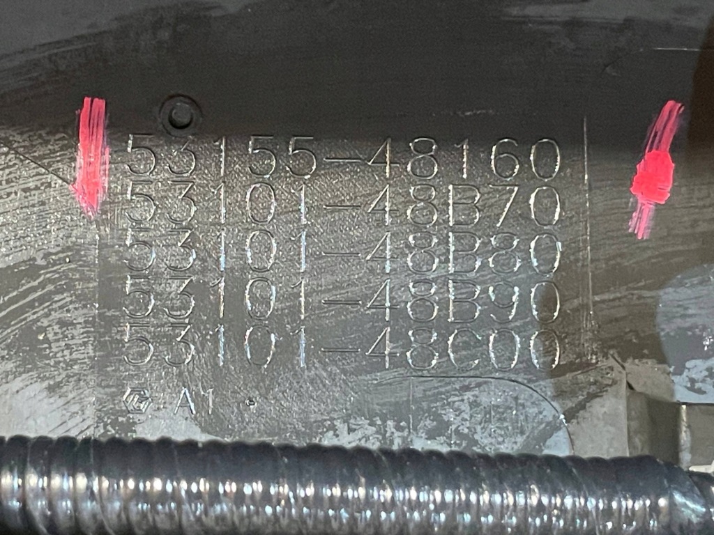 фото №13, Lexus rx v 5 22- бампер перед передний решётка радиатора