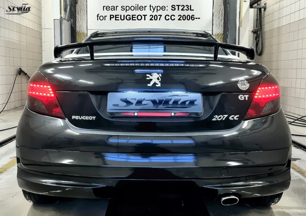 фото №1, Спойлер спойлер do peugeot 207 cc coupe 2006--