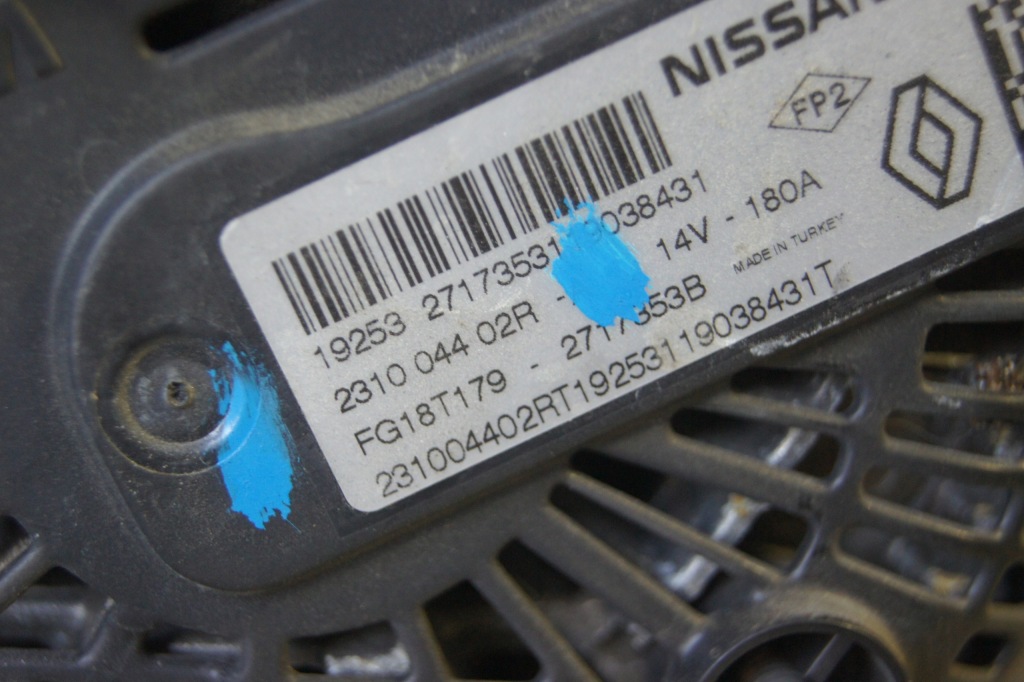 Генератор renault nissan dacia 1.5 bdci 231004402r Доставка