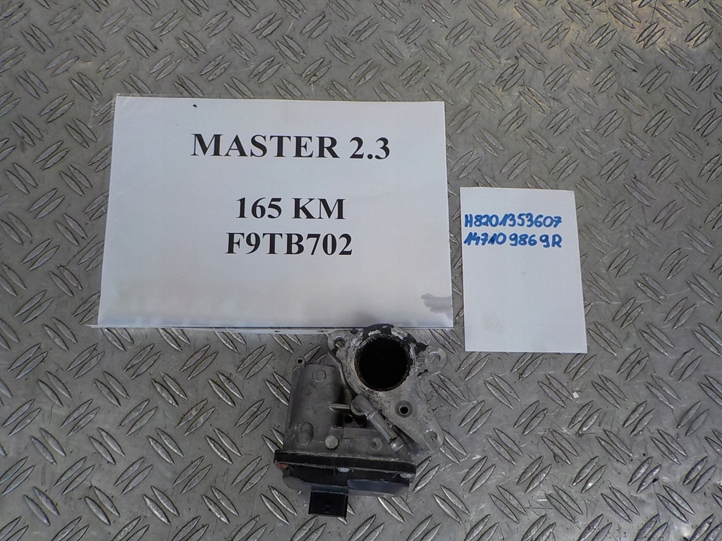 фото №1, Master iii 2.3 165km клапан egr 147109869r