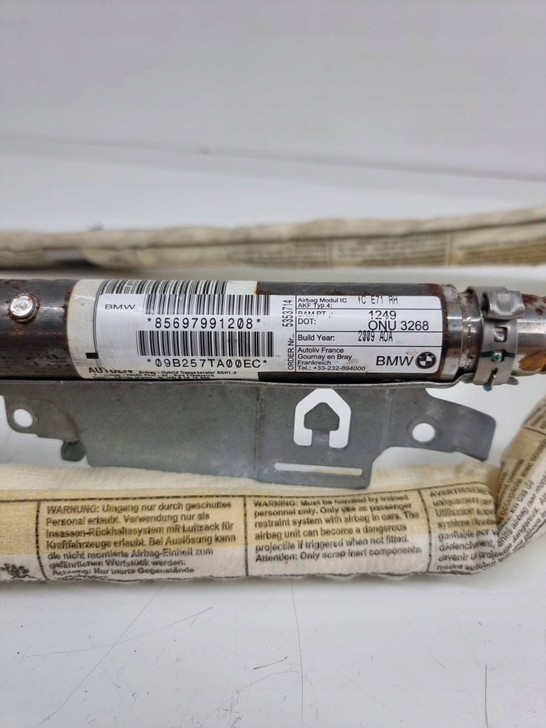 фото №5, Bmw x6 e71 2009 права сторона шторка безпеки подушка безпеки