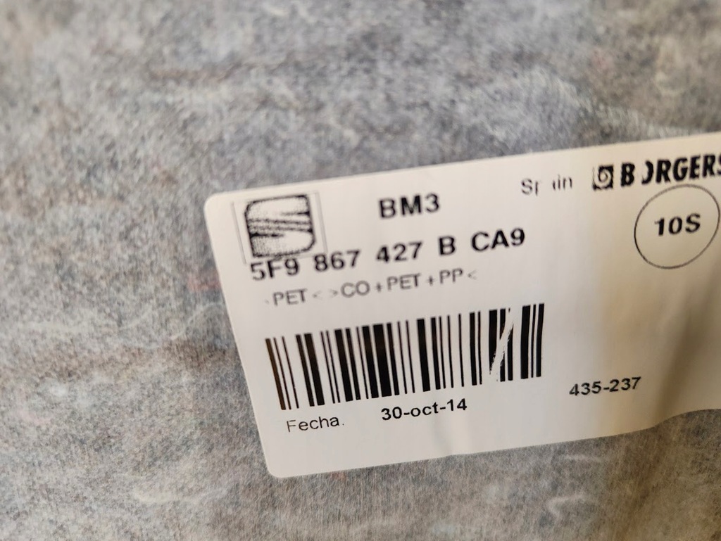 фото №5, Обшивка обивка багажника левый seat leon iii kombi 2012–2020 5f9867427