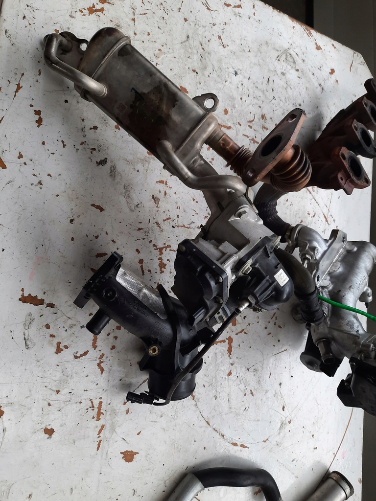 фото №11, Captur 1.5dc радіатор вихлопних газів egr дросельна заслінка map