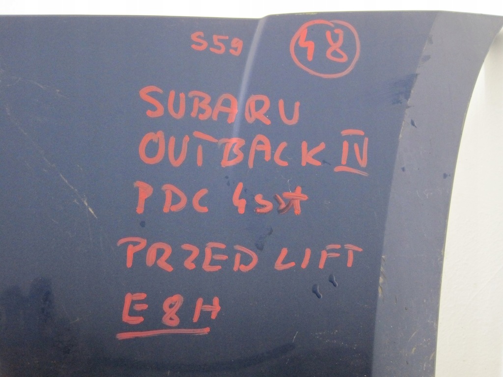 фото №14, Бампер задняя задний subaru outback iv pdc x4 przed liftem 57704aj020