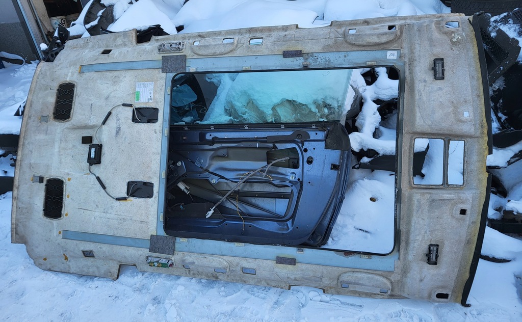 фото №11, Потолок панорама датчик сигнализация лампа bmw 5 e61 kombi czarna anthrazit