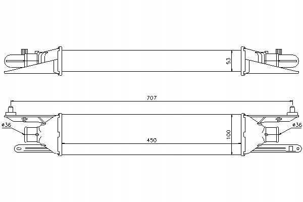 фото №1, Nissens интеркулер alfa romeo mito 1.3 multijet
