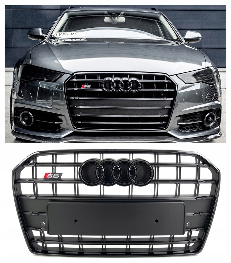 фото №1, Решітка радіатора решітка радіатора audi s6 a6 c7 lift s-line shadow line