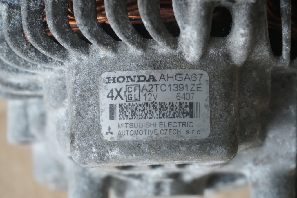 Honda civic viii ufo генератор ahga67 a2tc1391ze 1.8 бензин 2009год r18a2 Оригинал