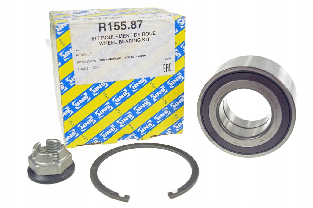 фото №1, Snr підшипник колеса перед набір renault megane iii iv fluence scenic iii оригінальний номер