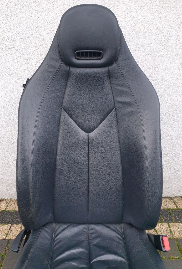 фото №6, Mercedes slk r171 сиденье правый перед передний кожа подогрев горловина oryg