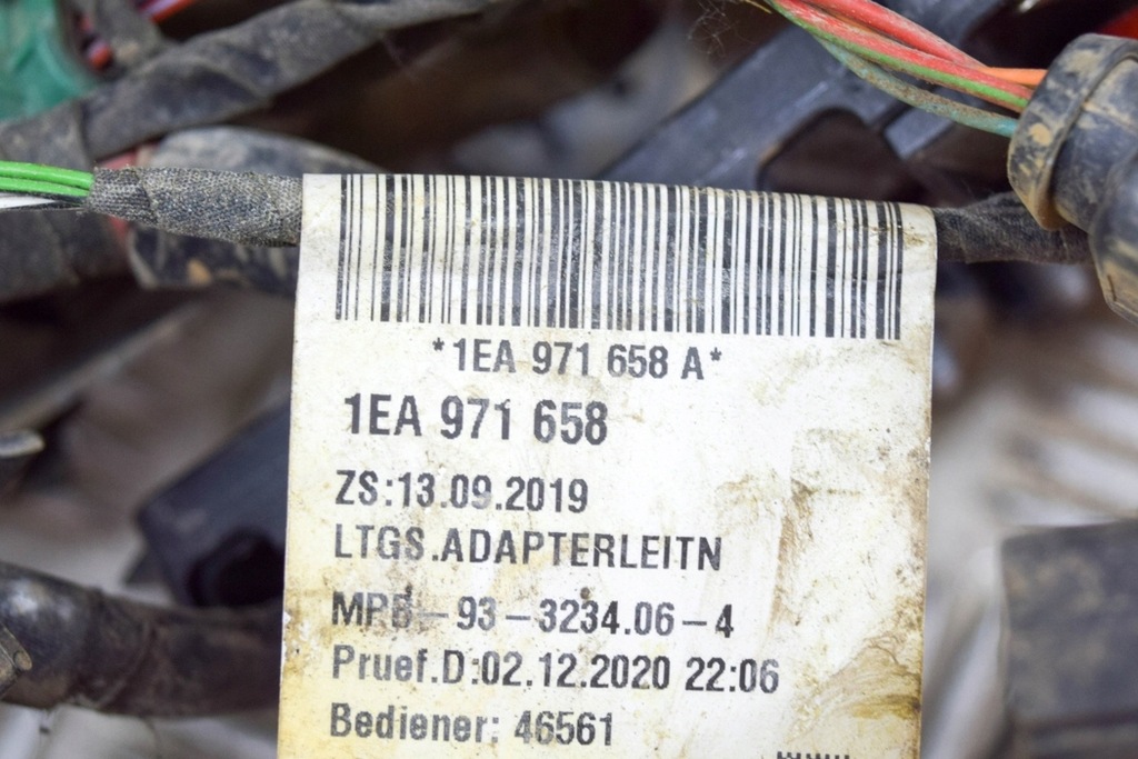 фото №9, Vw id.3 e11 жгут кабельная 1ea971658a электрика 107kw 2021