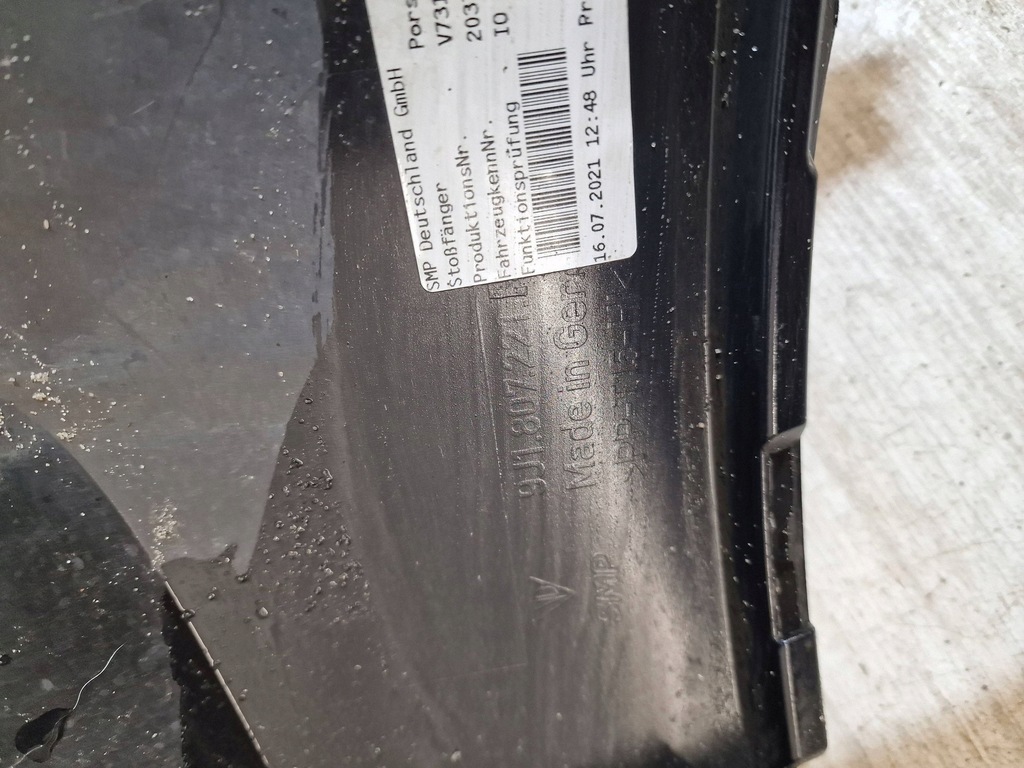 фото №10, Бампер перед передний porsche taycan 9j 9j1 gts