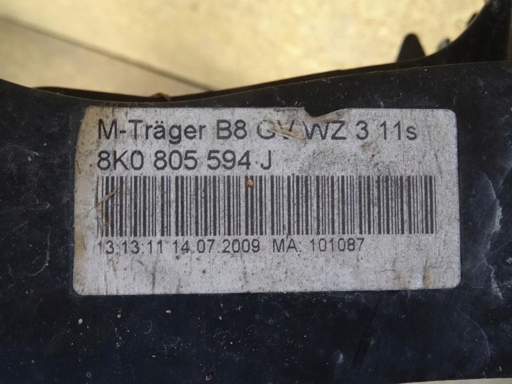 фото №10, Audi a4 b8 8k a5 8t 2.7 tdi усилитель передний pas передний 8k0805594j