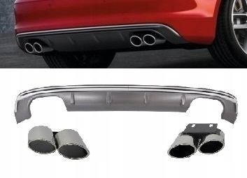 фото №1, Дифузор наконечники audi a3 8v хетчбек 12-15