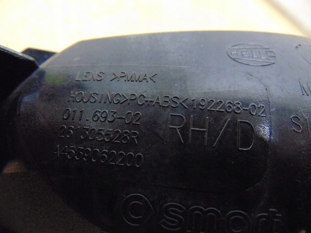 фото №12, Лампа поворотник поворотник правый smart fortwo