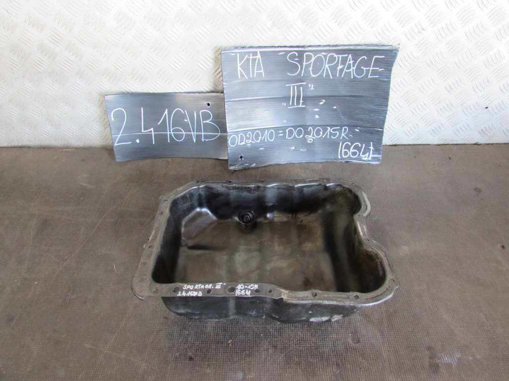 фото №1, Поддон масляная kia sportage iii 2.4 b 10-15r