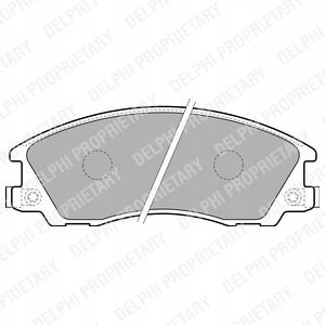 фото №1, Delphi lp1853 набор тормозных колодок тормозных, тормоза дисковые