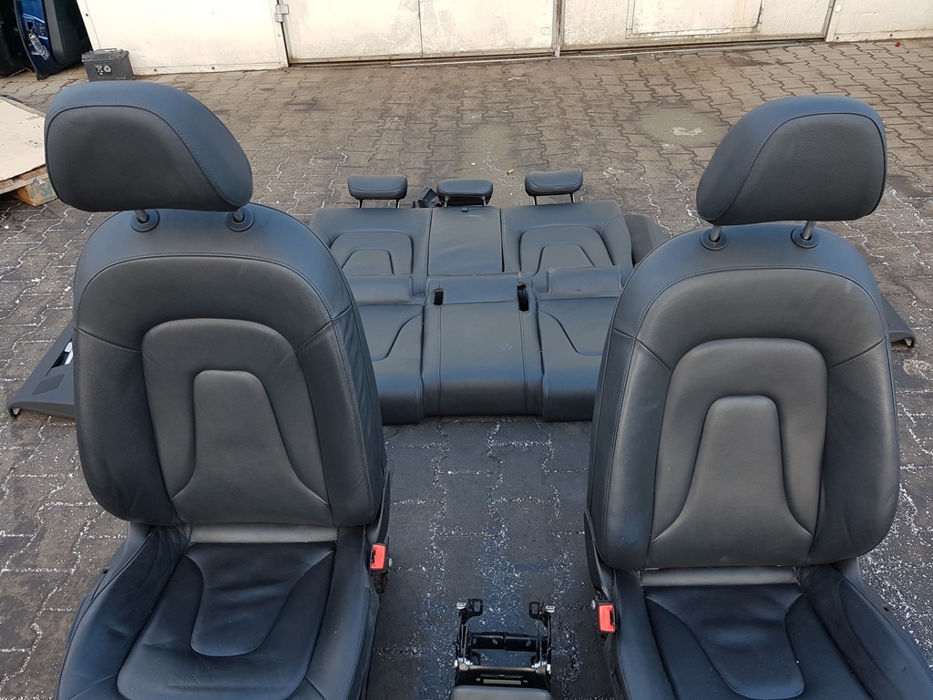 фото №5, Audi a4 b8 lift sedan сиденья заднее сиденье кожаный