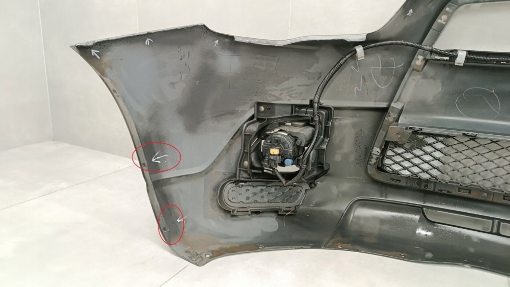 Бампер перед передний mitsubishi asx 10-12 / + противотуманные фары + жгут в Украине