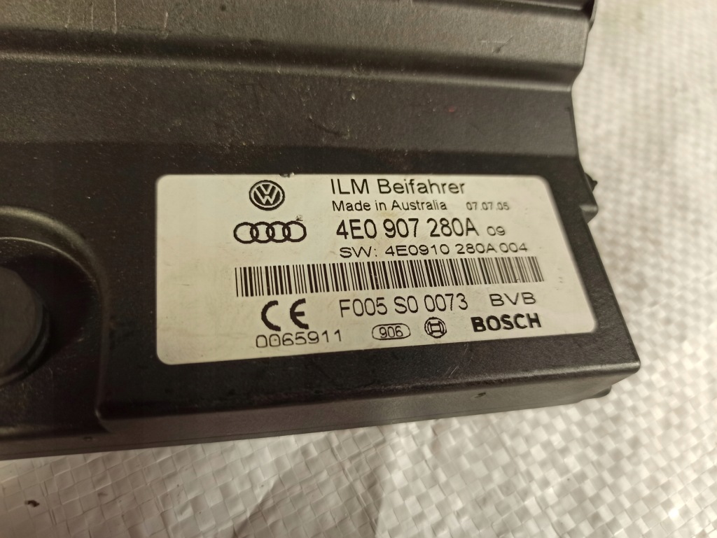 фото №5, Audi a8 d3 модуль блок управления напряжения 4e0907280a