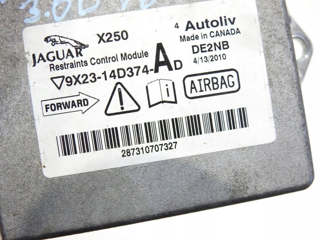 фото №6, Датчик air bag подушка безпеки jaguar xf x250 9x23-14d374-ad