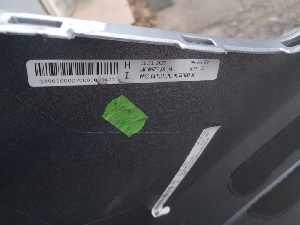 фото №10, Vw arteon 3g 3g8 r line lift 20- 2020- бампер задний цвет серебристый orginal