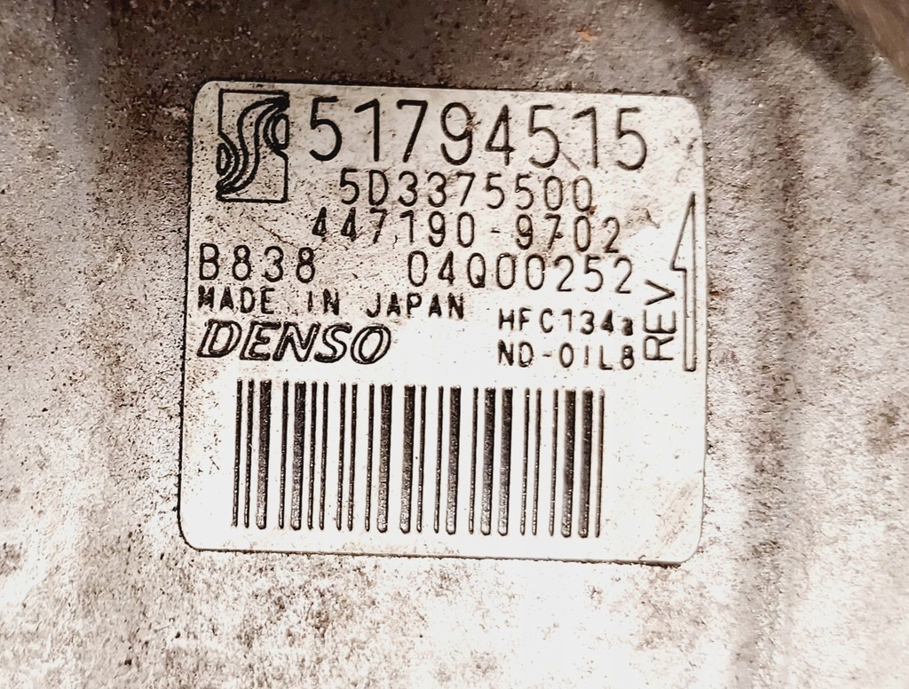 фото №4, Компрессор кондиционера alfa romeo mito 1.4b