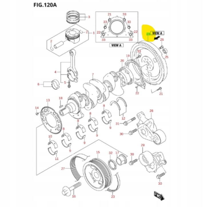 фото №1, Колесо маховик suzuki swift