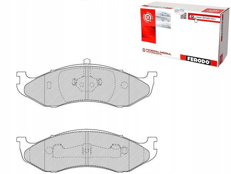 фото №1, Комплект гальмівних колодок гальмівних ferodo 4713175 4883344