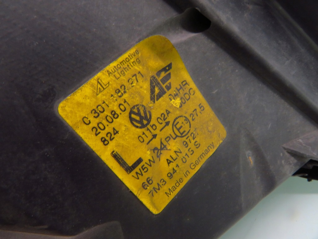 фото №7, Лампа ліва передня vw sharan i 0301182271 7m3941015s 7m3907391